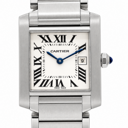 Cartier Tank Midsize W51011Q3 Stainless Steel Watch